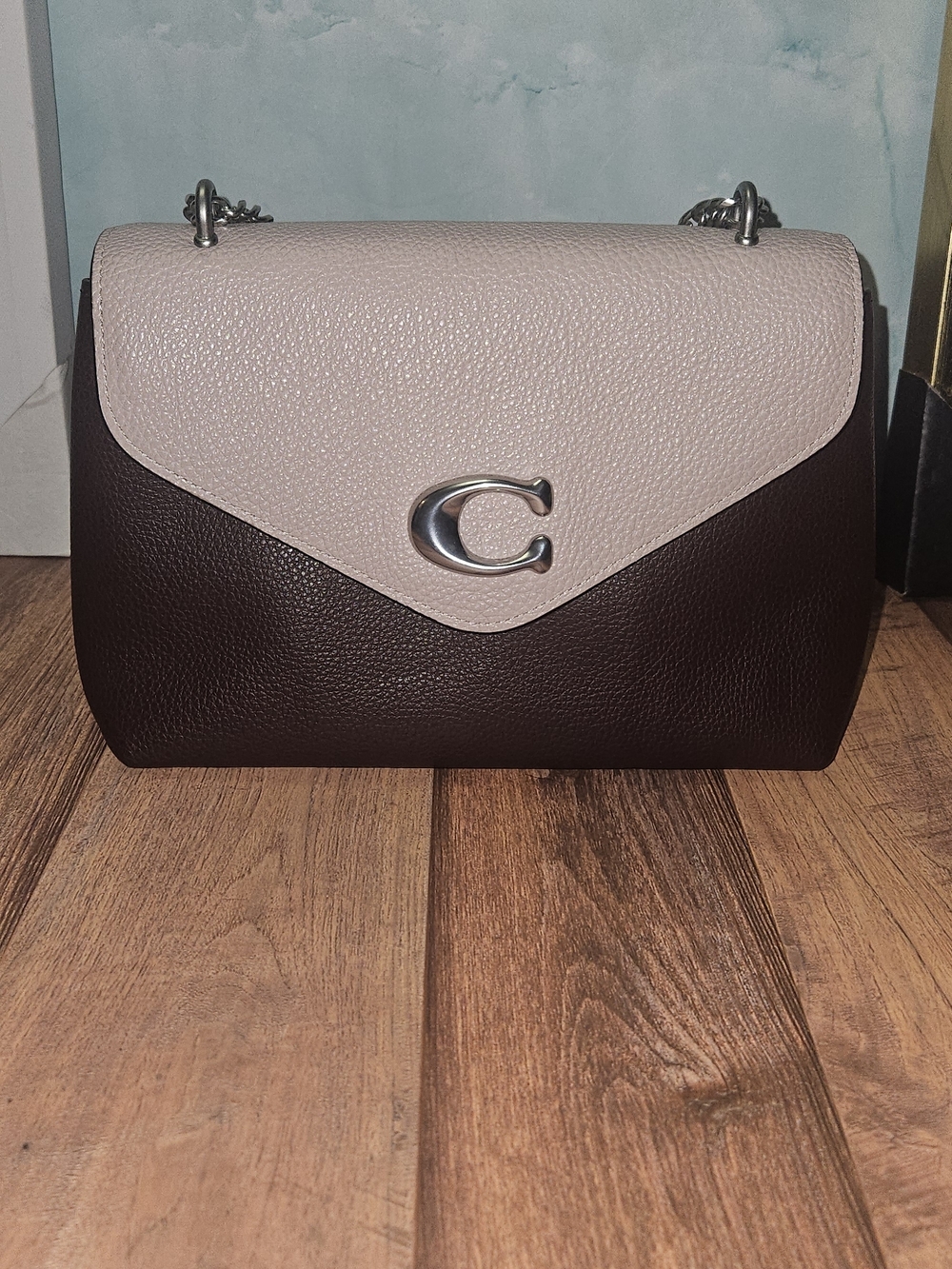 Coach Tammie Nwot Colorblock Leather Shoulder Bag - Picture 2 of 15